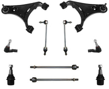Front Upper Arms W/ Ball Joints Tie Rods & Links For Land Rover LR4 2010-2016