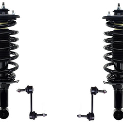 Rear Left & Right Complete Struts Assembly & Links For Land Rover LR4 2010-2016