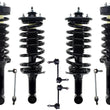Front & Rear Complete Struts W/ Coil Spring & Links For Land Rover LR4 2010-16