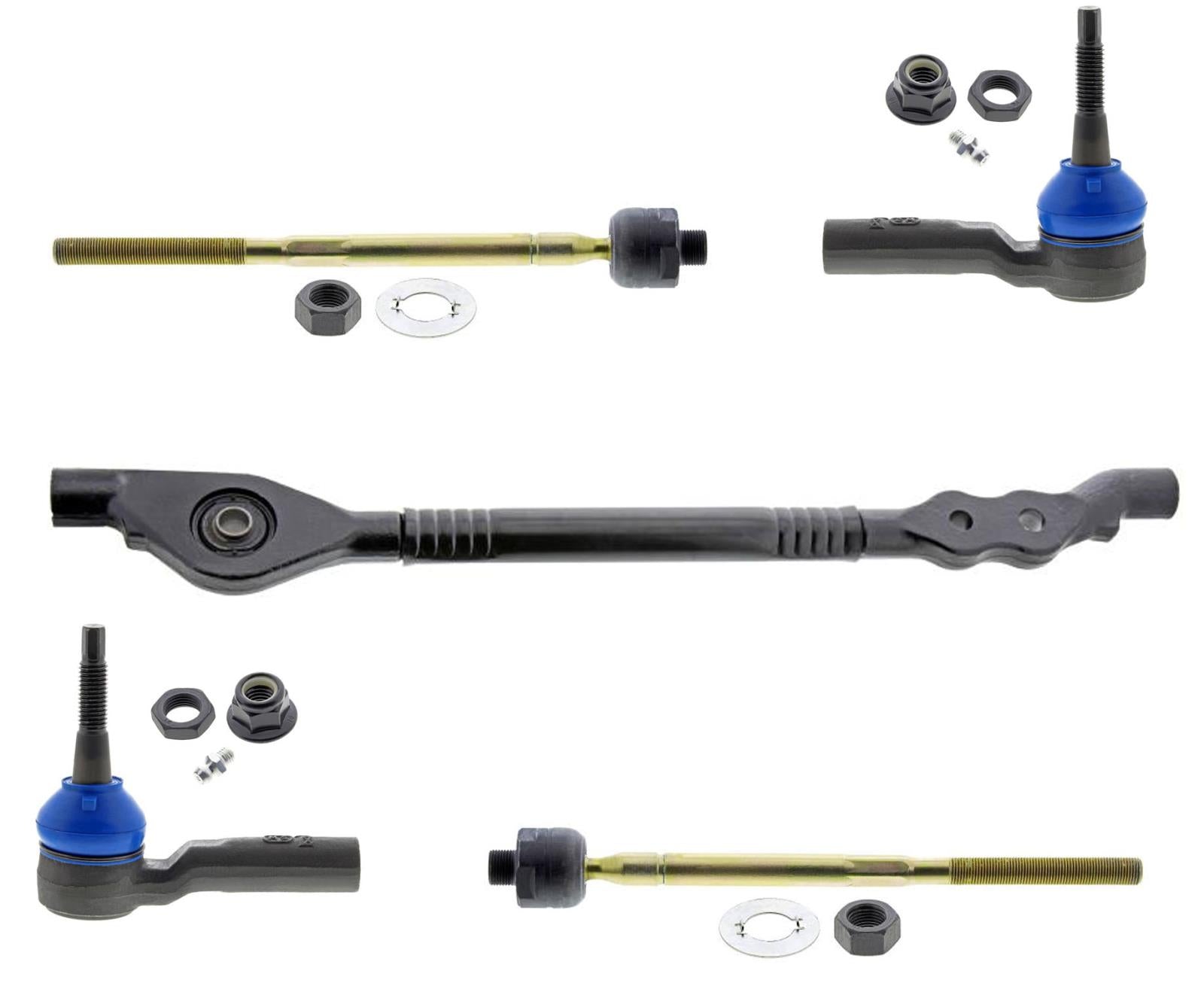 Mevotech Inner Outer Tie Rods Center Link For Chevrolet Silverado 2500 HD 20-22