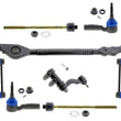 Mevotech Tie Rods Idle Arm Links & Center Link For Silverado 2500 HD 2020-2022