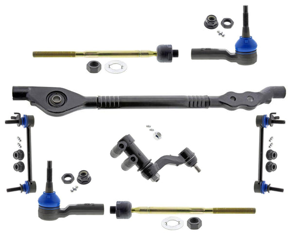 Mevotech Tie Rods Idle Arm Links & Center Link For Silverado 2500 HD 2020-2022