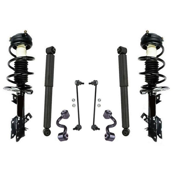 Amortiguadores delanteros completos, eslabones delanteros y traseros para Nissan Rogue 2008-2012