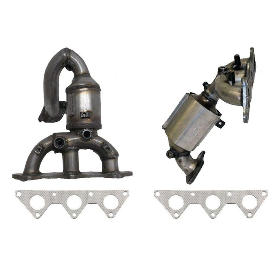 For Mitsubishi 06-12 Eclipse 3.8L FIrewall & Radiator Side Catalytic Converter