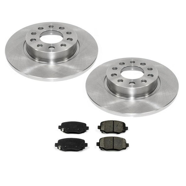 New REAR Premium Rotors & Ceramic Pads Fits for Jeep Renegade 15-2018