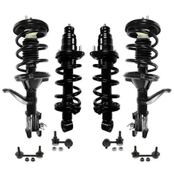 Front & Rear Complete Strut & Sway Bar Links For Honda Element 2003-2011