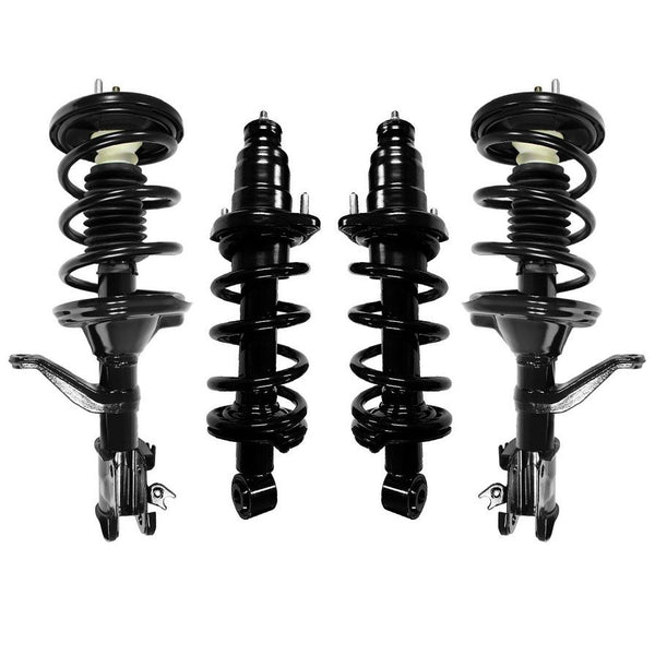 Front & Rear Complete Strut Assembly W/ Coil Spring For Honda Element 2003-2011