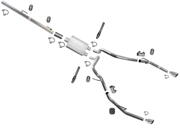 High Flow Dual Exhaust Taylor Performance Muffler For Ram 1500 2009-2016 5.7L