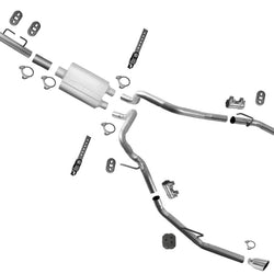 High Flow Performance Muffler Dual Exhaust Tail Pipes For Ram 1500 2009-2016 5.7