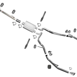 High Flow Taylor Performance Muffler Dual Tail Pipes For Ram 1500 2013-2016 5.7