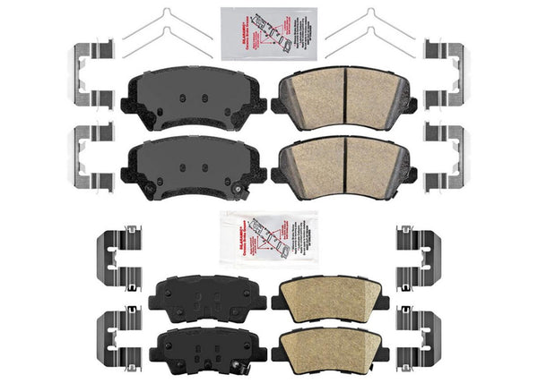 AME Improved Performance Ceramic Disc Brake Pads For Hyundai Elantra 2017 GT