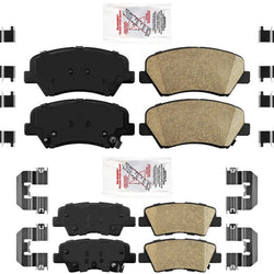 AME Improved Performance Ceramic Disc Brake Pads For Hyundai Elantra 13-16 4Door