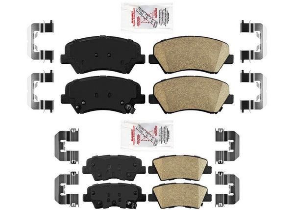 AME Improved Performance Ceramic Disc Brake Pads For Hyundai Elantra 13-16 4Door