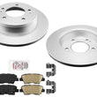 Performance REAR Disc Brake Rotors Pads for Hyundia Elantra 17-20 W/ Rear Disc