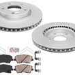 Improved Performance Front Disc Brake Rotors Pads for Hyundai Elantra 17-20