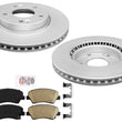Improved Performance Front Disc Brake Rotors Pads for Hyundai Elantra 13-16
