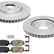 Improved Performance Front Disc Brake Rotors Pads for Kia Forte Koup SX 14-2016