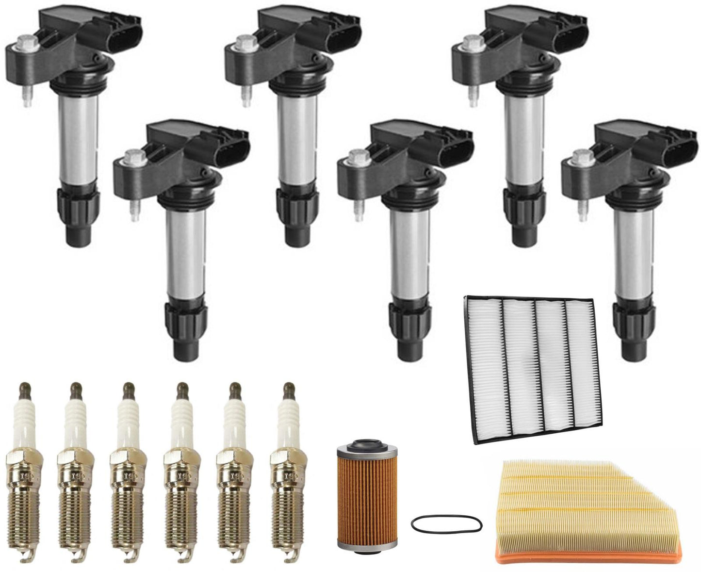 Direct Ignition Coils Spark Plugs & Filters For Chevrolet Camaro 3.6L 2010-2015