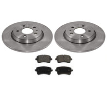 (2) REAR Brake Rotors & Ceramic Pads All New for 09-16 Audi A4 & A4 Quattro 2.0