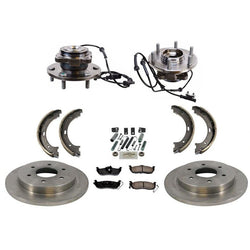 Nuevo Kit de resorte y bujes de rueda para pastillas de freno de rotores traseros para Nissan Armada 12-15