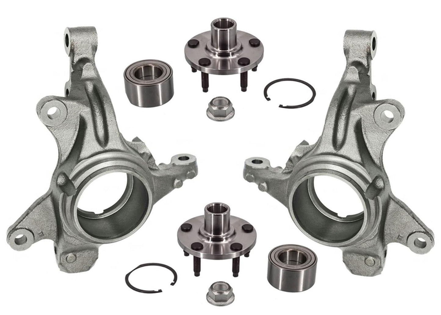 Steering Knuckle Wheel Hub Wheel Bearing Repair Kit for Ford Edge 2007-2010