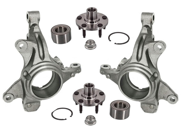 Steering Knuckle Wheel Hub Wheel Bearing Repair Kit for Ford Edge 2011-2014