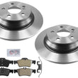 Fits For 04-06 S430 S500 Rear Wheel Drive REAR Disc Brake Rotors & Ceramic Pads