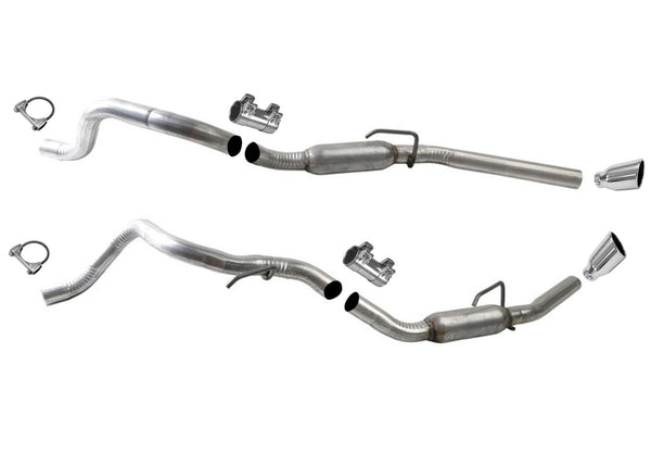 for 2009 2011 2014 2018 Ram 1500 5.7L OE Style Dual Tail Pipes Resonators L&R