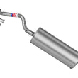 Rear Muffler With Gaskets & Bolts For Toyota Prius 2004 2005 2006 2007 2008 2009