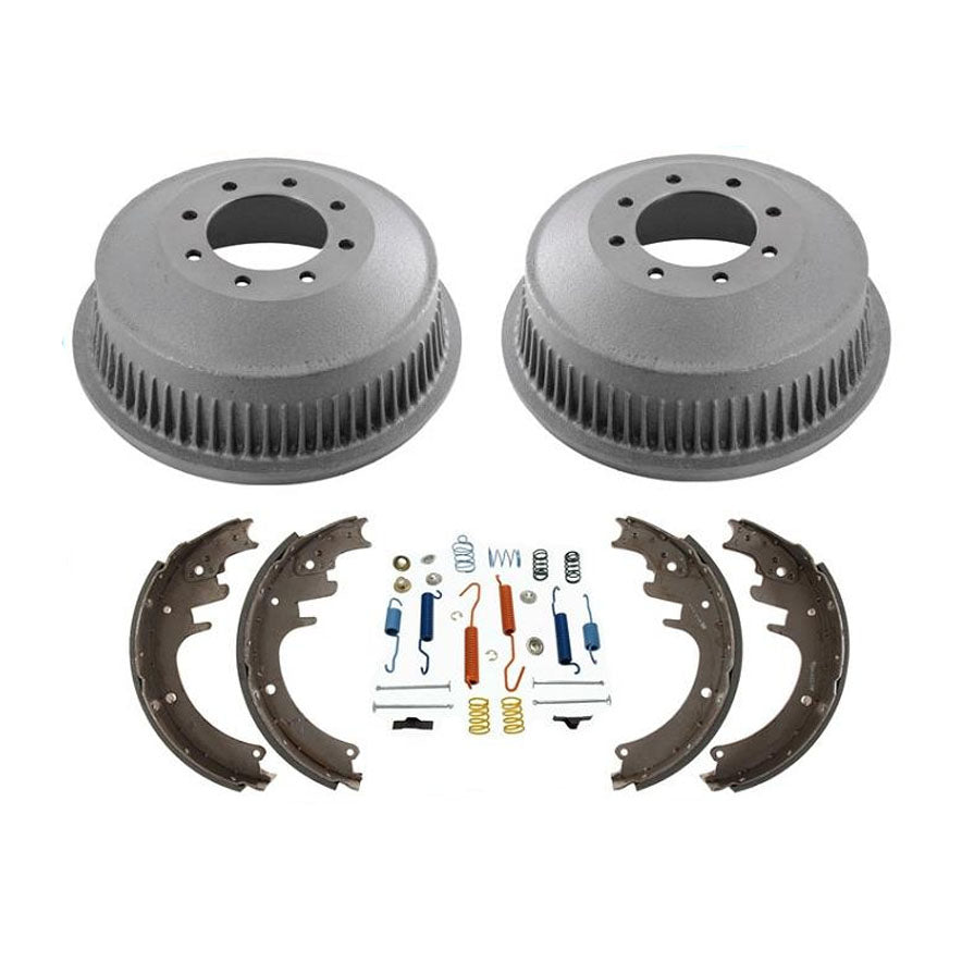 Brake Drums Brake Shoes Springs for GMC Single Rear Wheel Express 3500 1996-2002