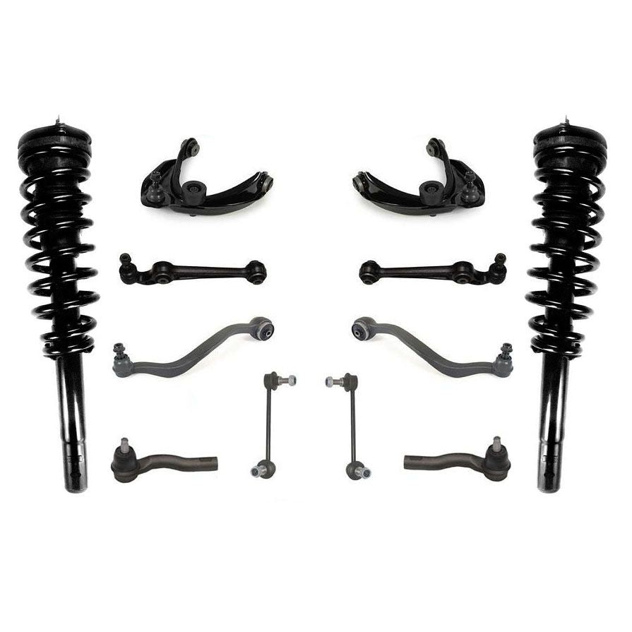 Front Complete Struts & 10 Pcs For Ford Fusion 10-12 Mercury Milan 10-11 2.5L