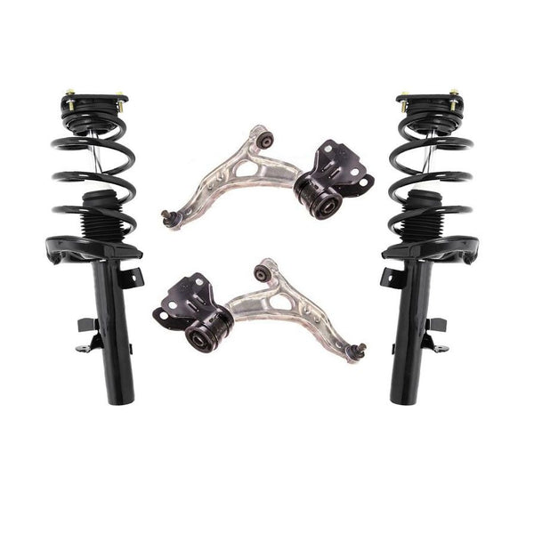 Front Complete Struts & Lower Control Arms WIth BJ For Ford Focus 12-18 2.0L N/A