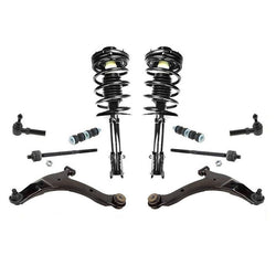 Para 01-10 Chrys Pt Cruiser puntales de bobina completos brazos de control varillas de amarre 10 piezas