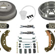 R Brake Drums Shoes Wheel Cylinders Hardware Kit For Ford Transit Connect 10-13