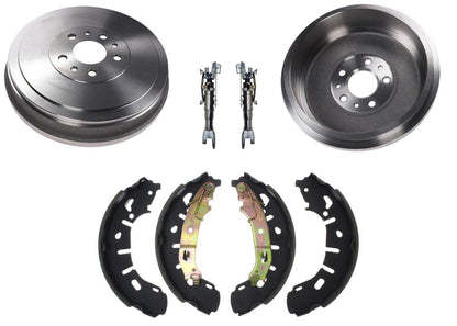Premium Rear Brake Drum and Brake Shoe Service Kit For Ram ProMaster City 14-22