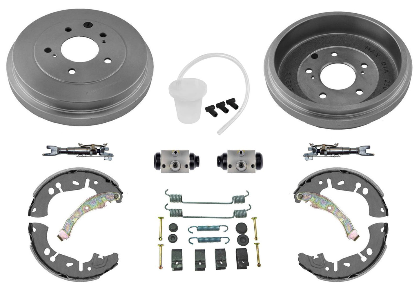 Rear Drums Brake Shoes & Spring Kit for Nissan Sentra 13-22 REF 432063SG0C