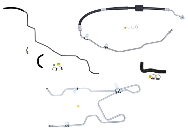 Power Steering Pressure & Return Hose Tube Kit for 10-12 Hyundai Santa Fe 2.4L