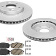 Improved Performance Front Disc Brake Rotors Pads for Kia Soul 2014 2015 2016