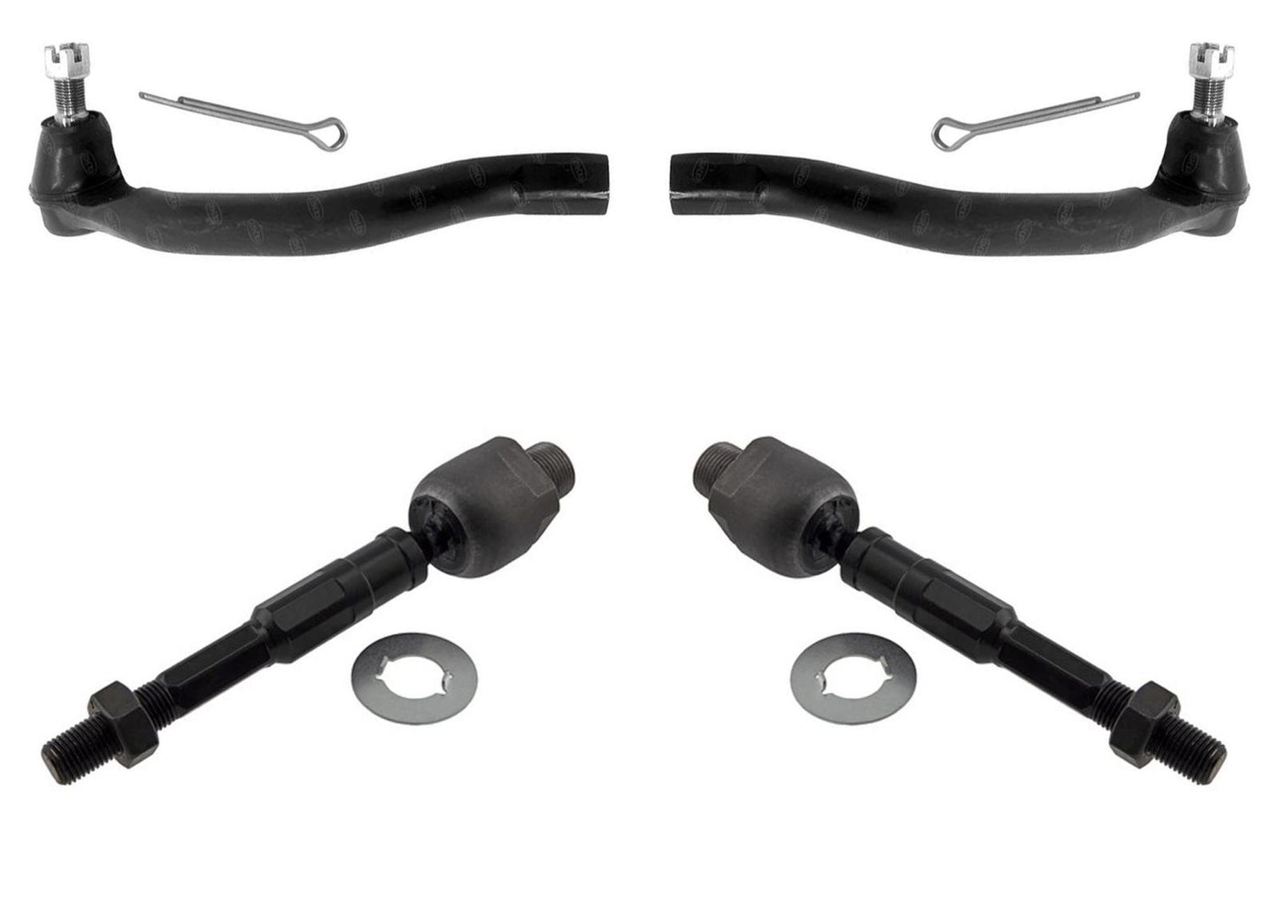 (4) Inner & Outer Tie Rods Civic SI 06-11 2.0L & Hybrid 1.3L REF# 2600-233900