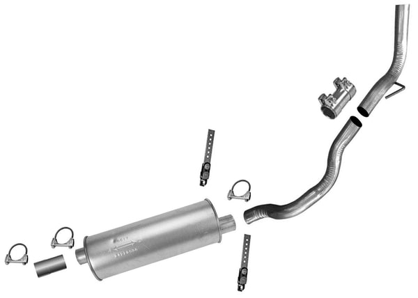 Weld on Economy Rear Muffler Tail Pipe For Dodge Ram 1500 Pick Up 09-12 3.7L