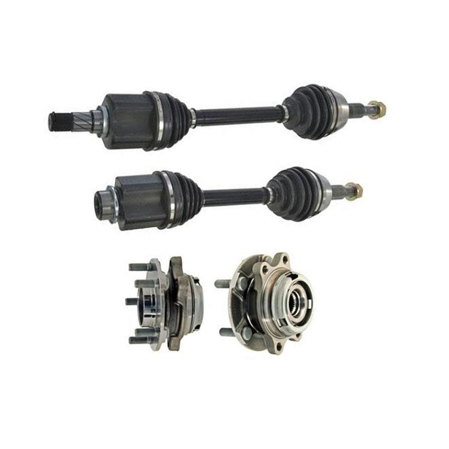 Ejes delanteros y bujes de rueda 100% nuevos, tracción total 4x4 para Nissan Murano 09-14