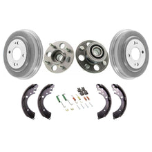 Brake Drums Wheel Hub Bearing Brake Shoes Hardware For Honda Civic 96-00 w ABS