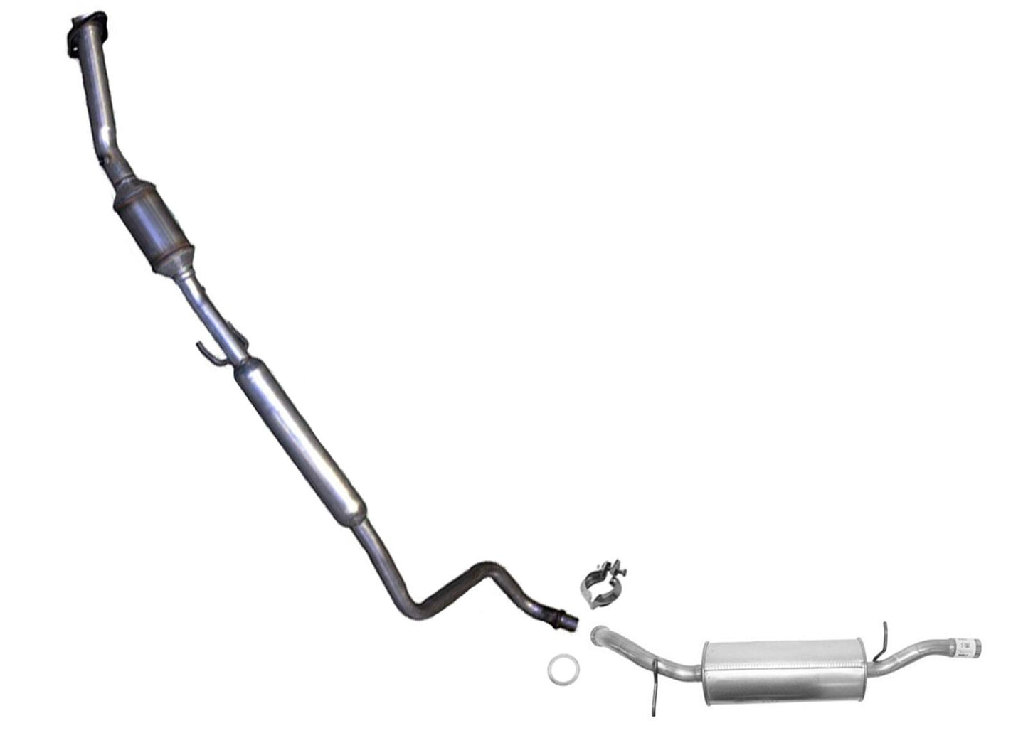 Convertidor catalítico y silenciador de tubo de extensión para Scion Xa 1.5L 04-06