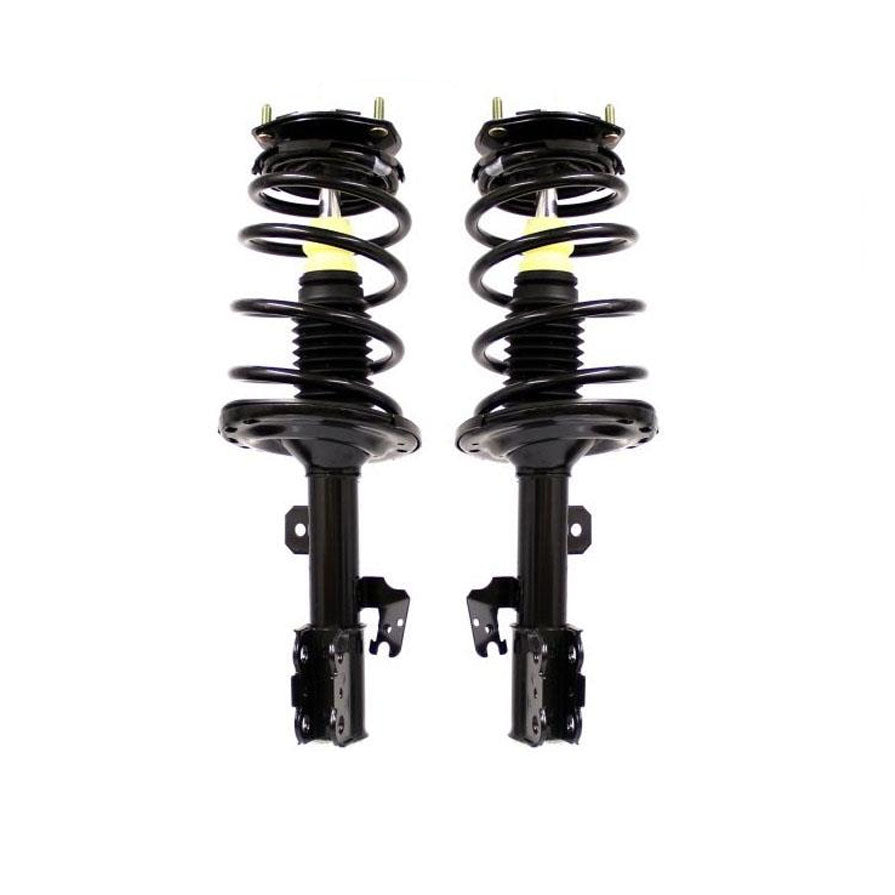 Puntales de resorte helicoidales completos delanteros para Toyota Camry 3.0L LE 4 puertas 2 piezas 04-06