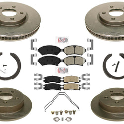 AME Carbon Performance Disc Brake Rotors Pads for Chevrolet Monte Carlo 00-05