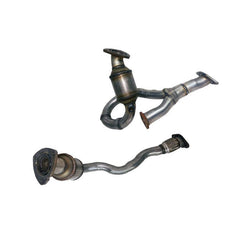 For 08-12 Malibu 3.6L Front & Rear Engine Flex Pipe Catalytic Converter Made USA
