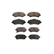 Front & Rear Ceramic Brake Pads 302MM Rotor Fits 08-13 Chrysler Town & Country