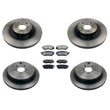 FRONT & REAR Brake Rotors Ceramic Brake Pads for Scion FR-S 2.0L 2013-2016