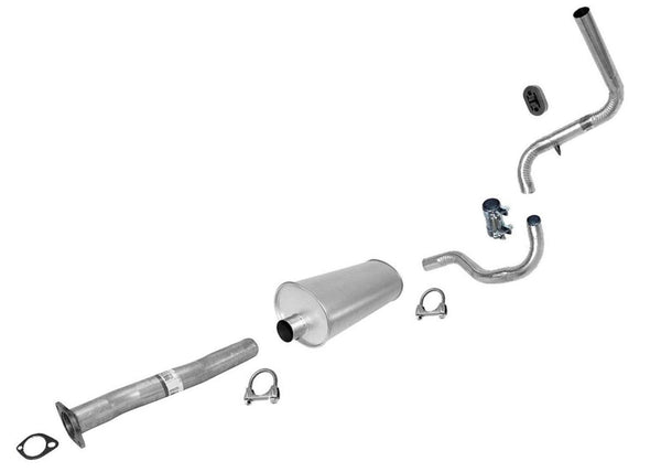 88-94 Ford F250 F350 4x4 7.3L Diesel Muffler Exhaust System 133 Inch W/B