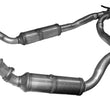 Fits 2009-2012 Ford E150 E250 4.6L Engine Y Pipe With Dual Catalytic Converters